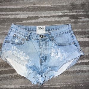 One Teaspoon Denim Shorts